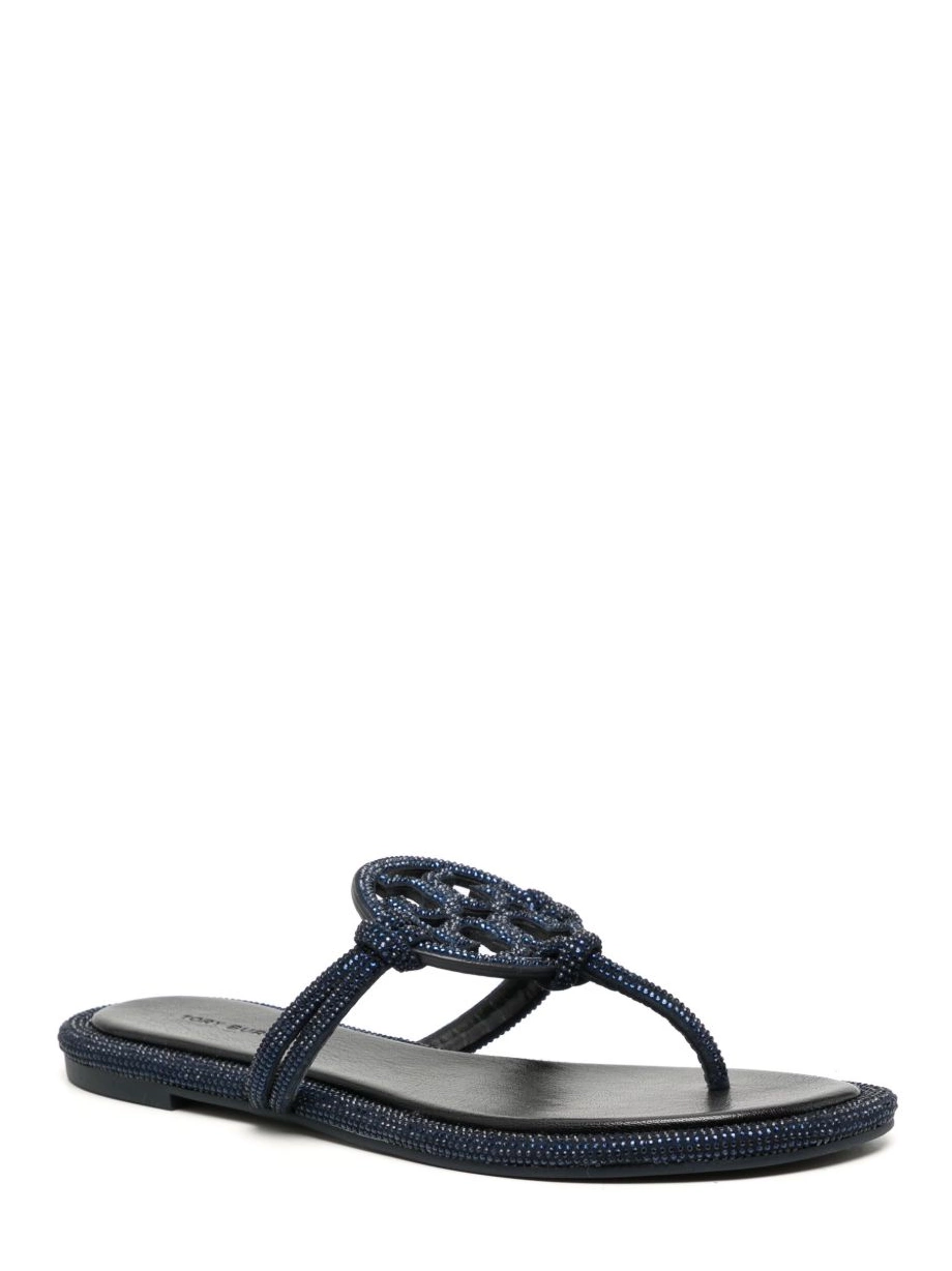 Cheap Tory Pave Burch Miller crystal-embellished sandals Women 0416